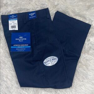 New!! ✨ “Dockers Boys” Navy Blue School-wear Boy Pants- Size 7 Regular